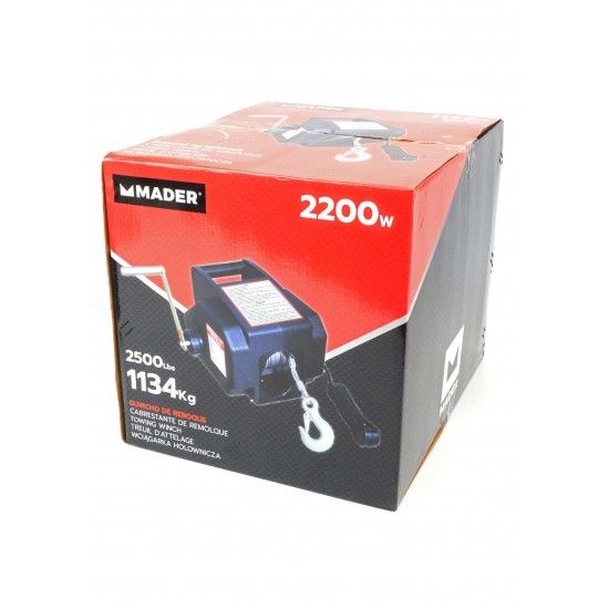 Guincho de Reboque, 1134Kg, 2200W ref 59160 MADER