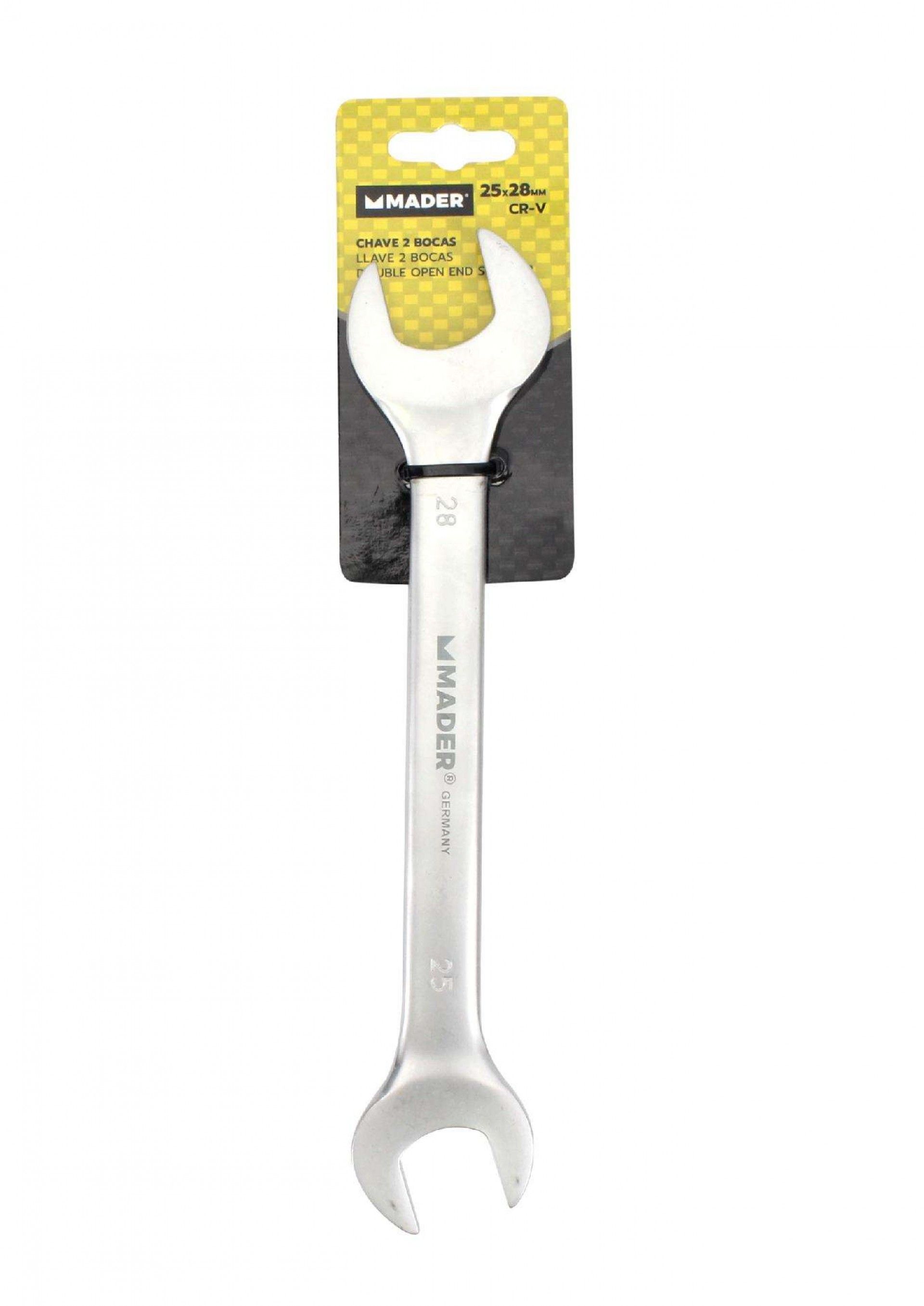 Chave 2 Bocas, CRV, 25x28mm refª 57884 MADER