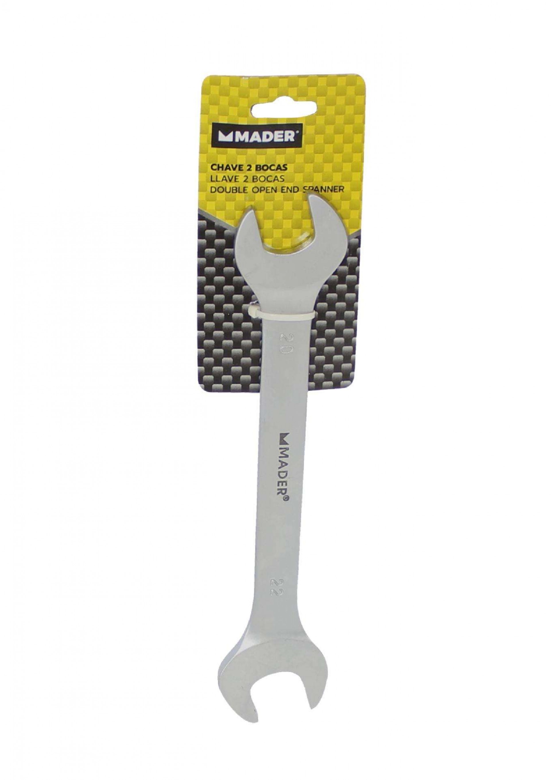 Chave 2 Bocas, CRV, 20x22mm refª 57878 MADER