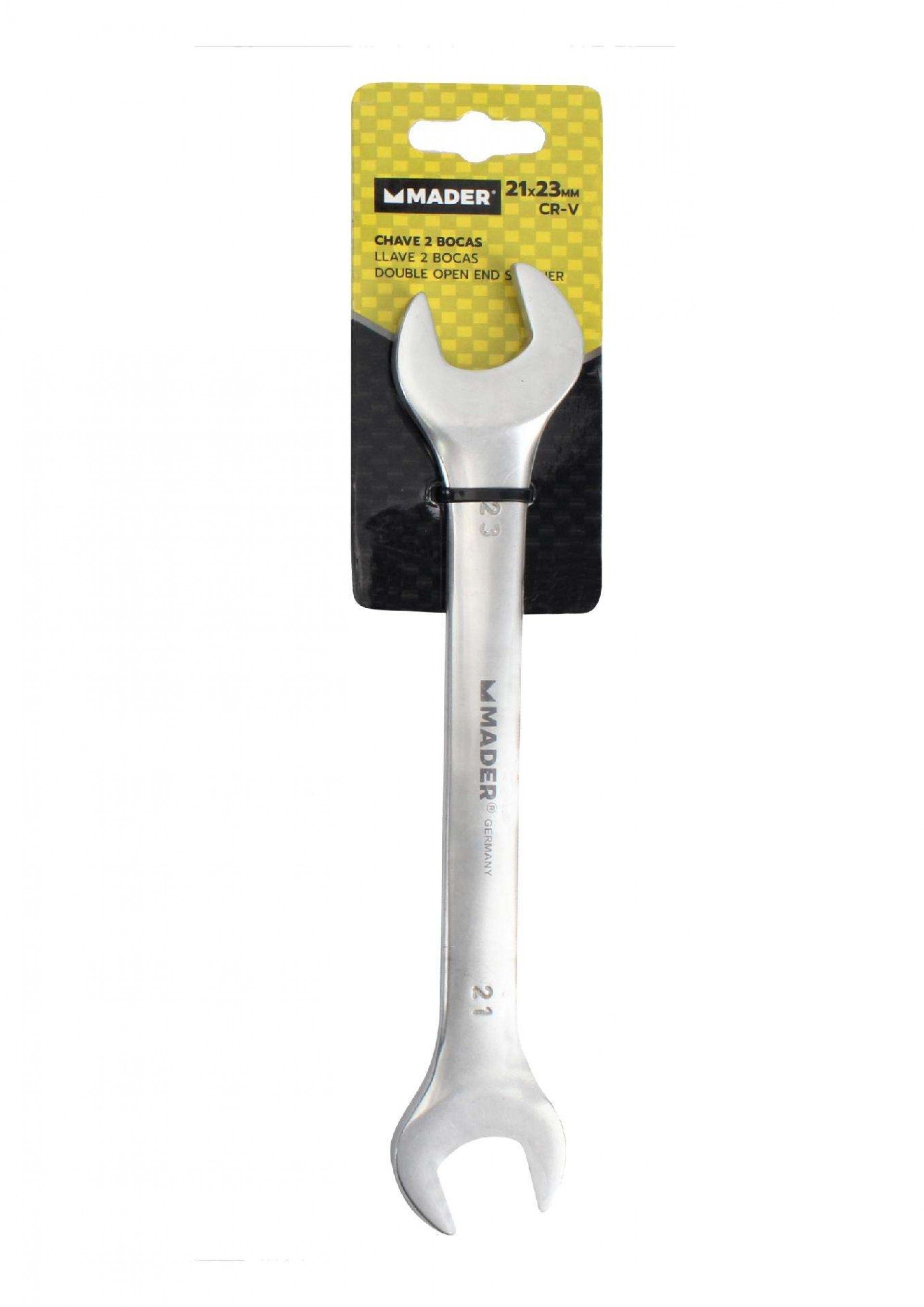 Chave 2 Bocas, CRV, 21x23mm refª 57880 MADER
