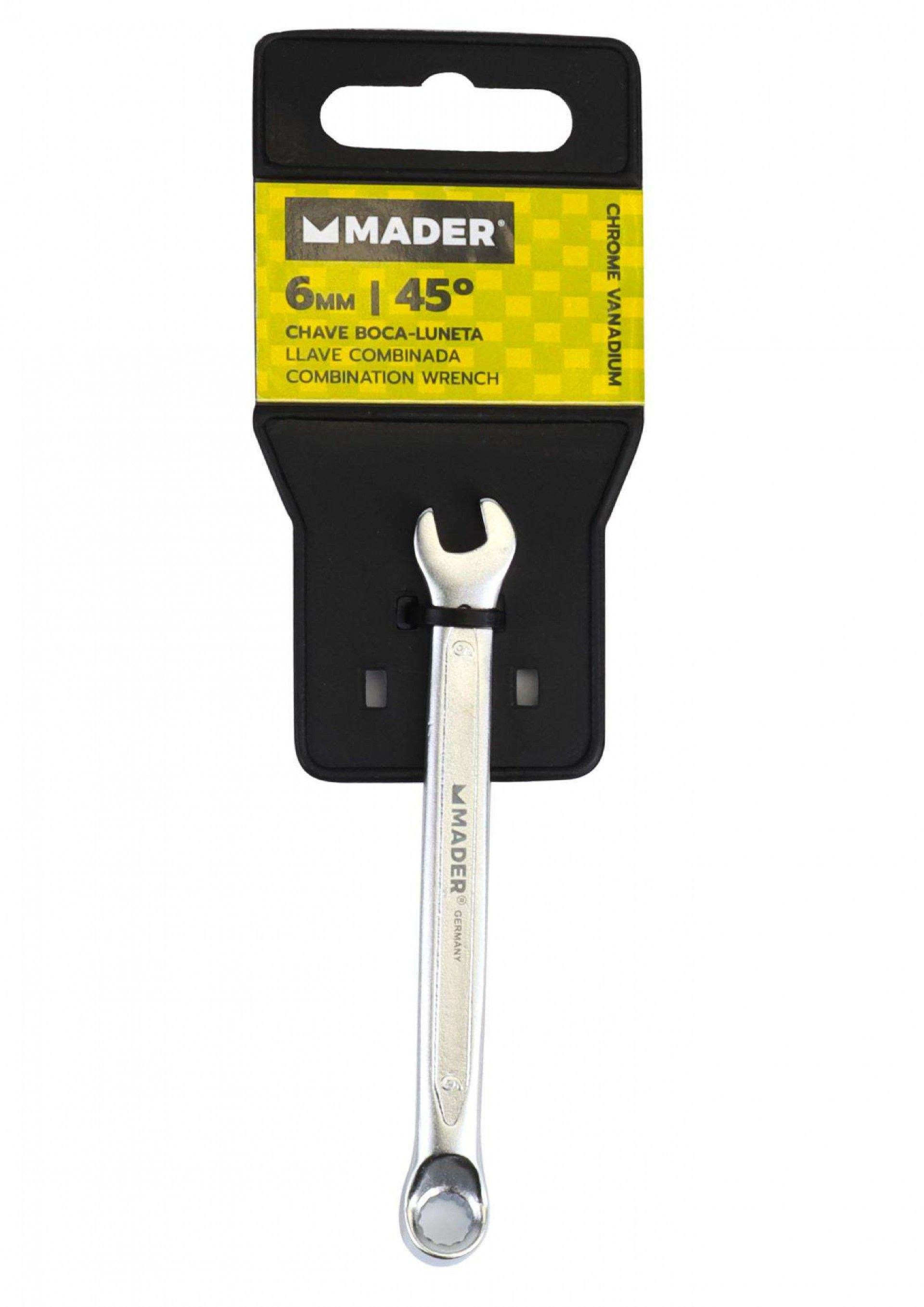 Chave Boca-Luneta, 6mm, 45º refª 56470 MADER