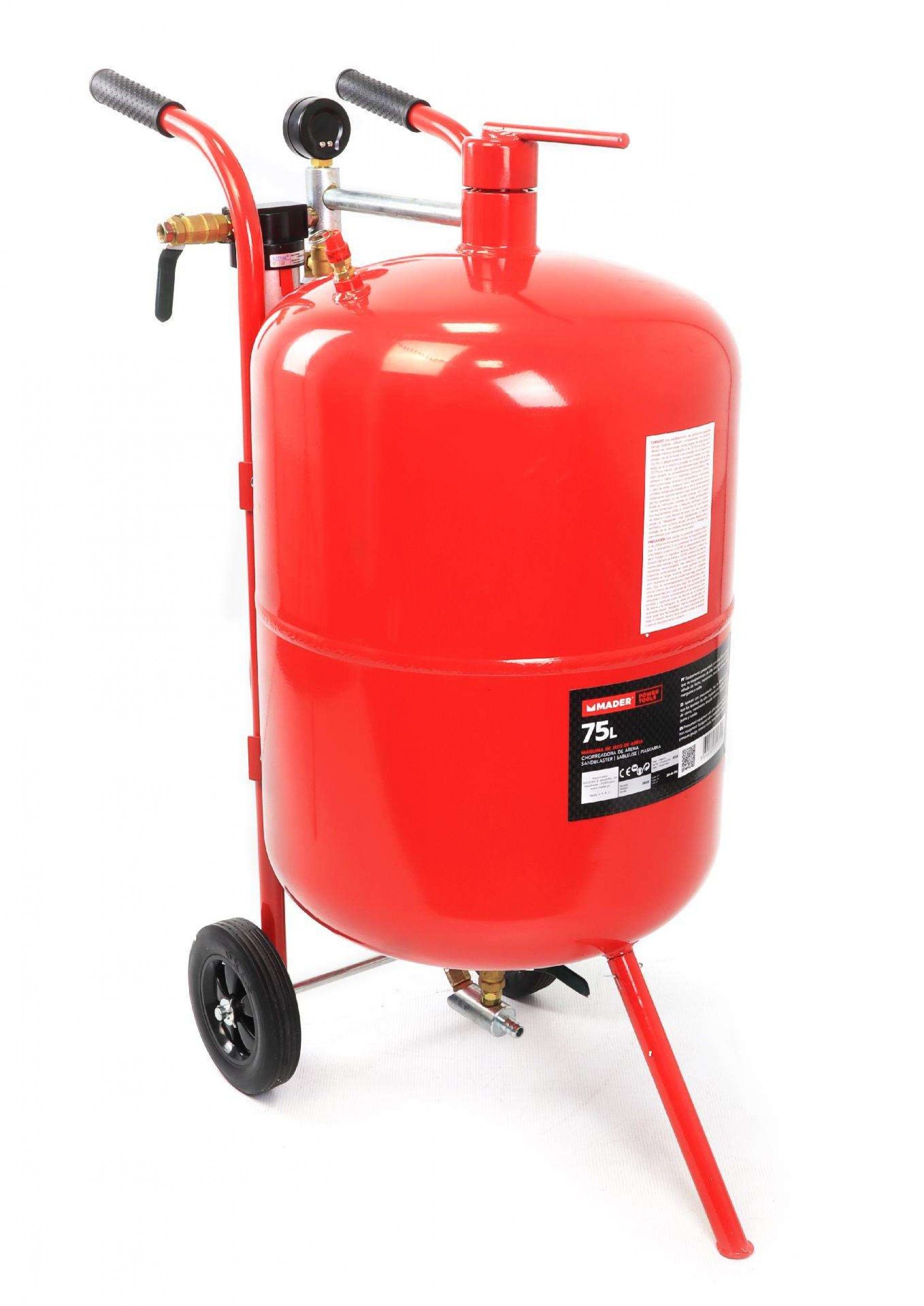 Máquina de Jato de Areia, com Depósito, 75L refª 55322 MADER