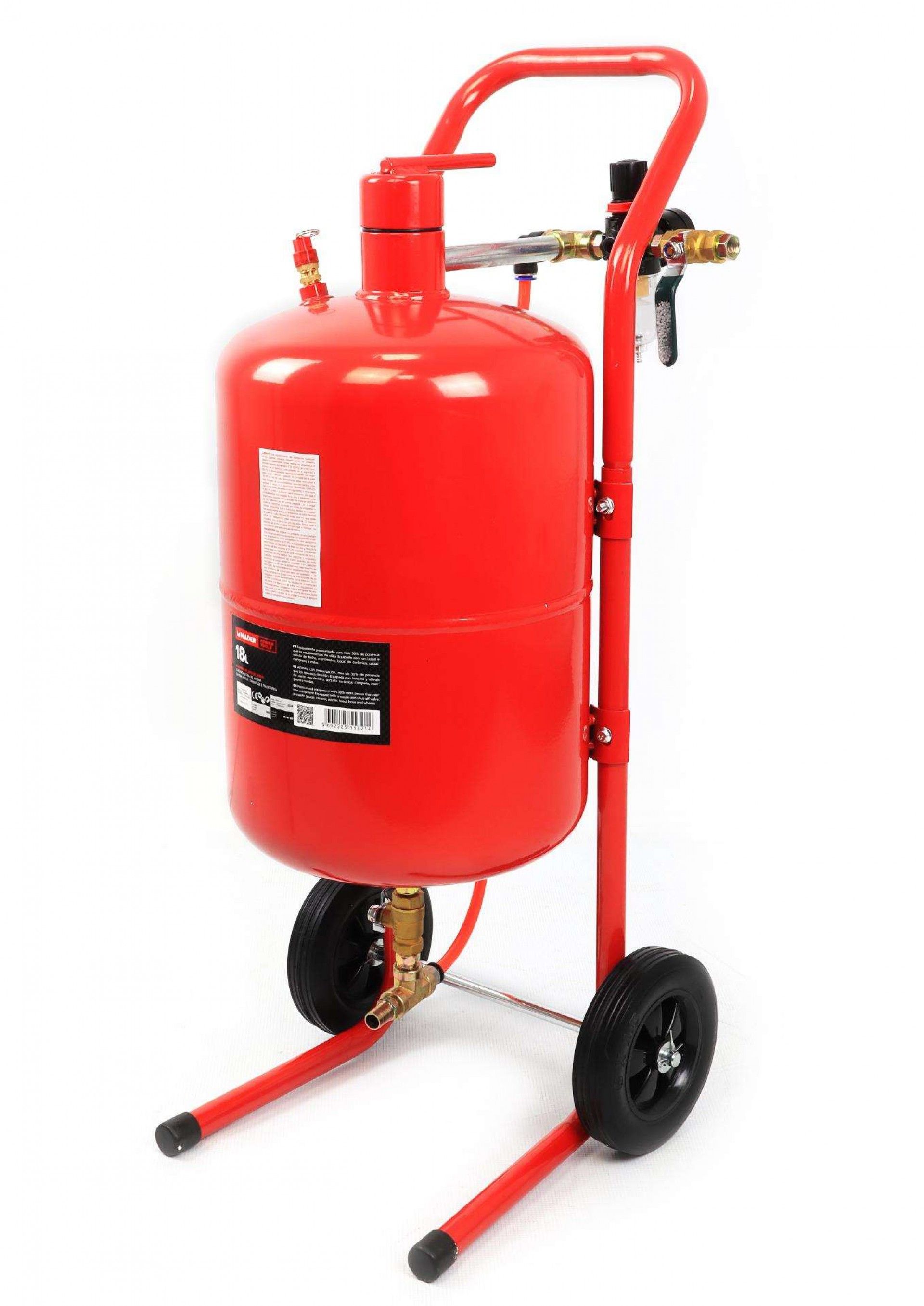 Máquina de Jato de Areia, com Depósito, 18L refª 55321 MADER