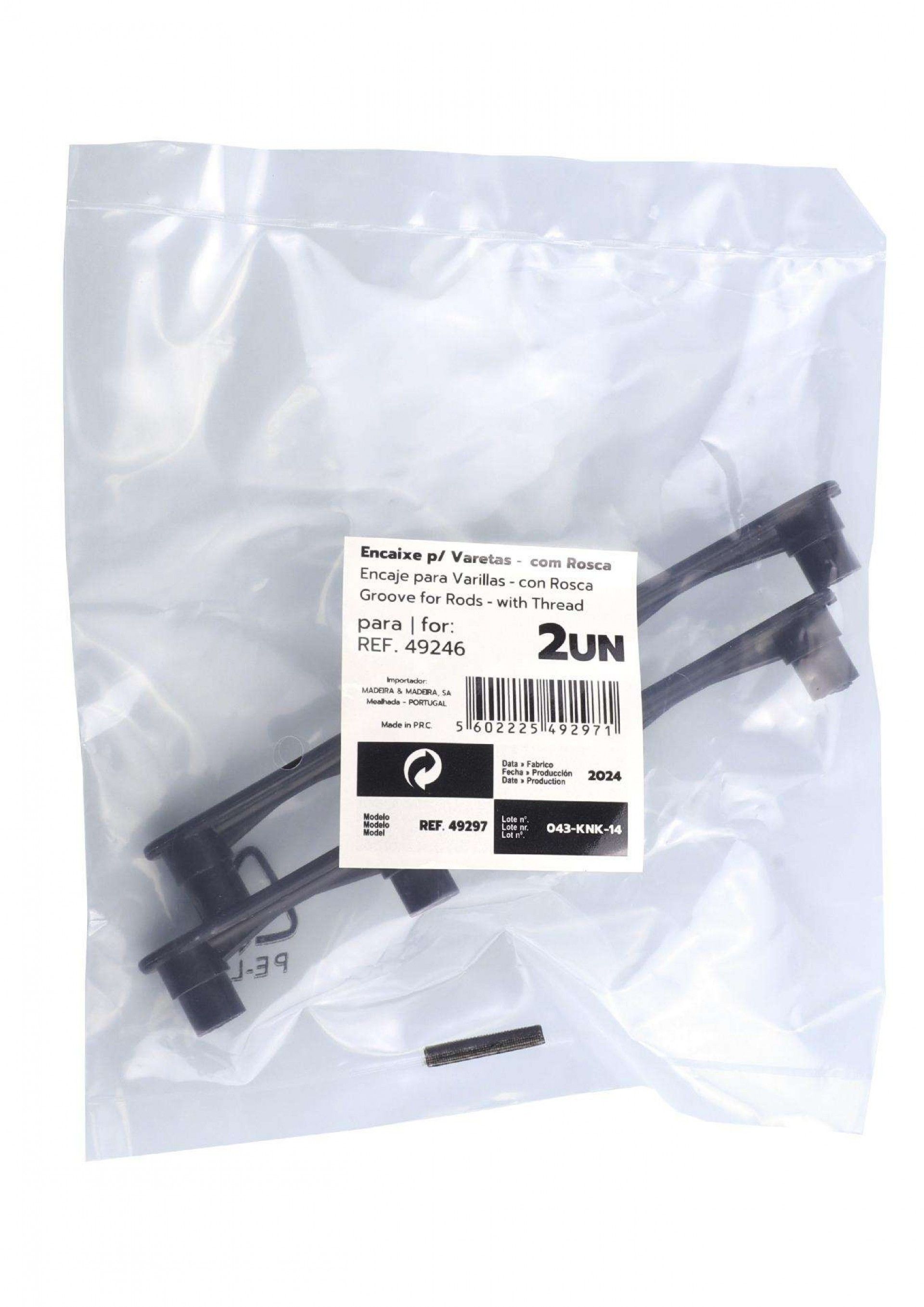 Encaixe para Varejador, com Rosca, 2Un refª 49297 MADER