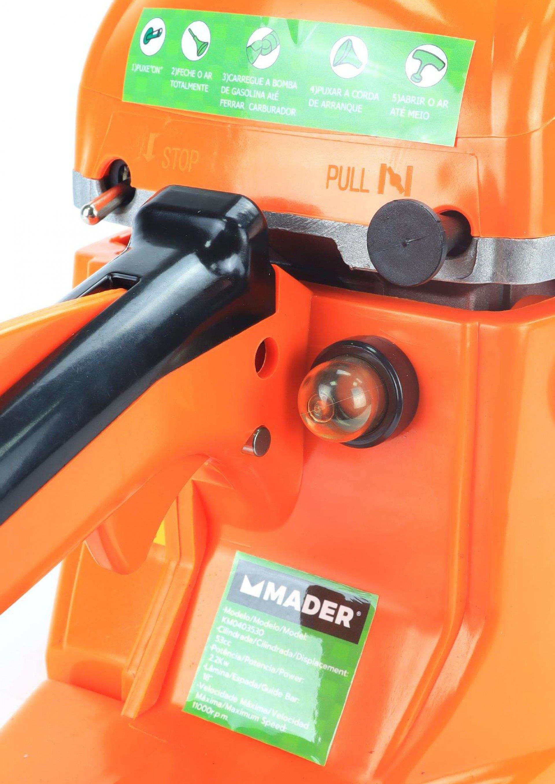 Motosserra, 53CC, 18" refª 49198 MADER