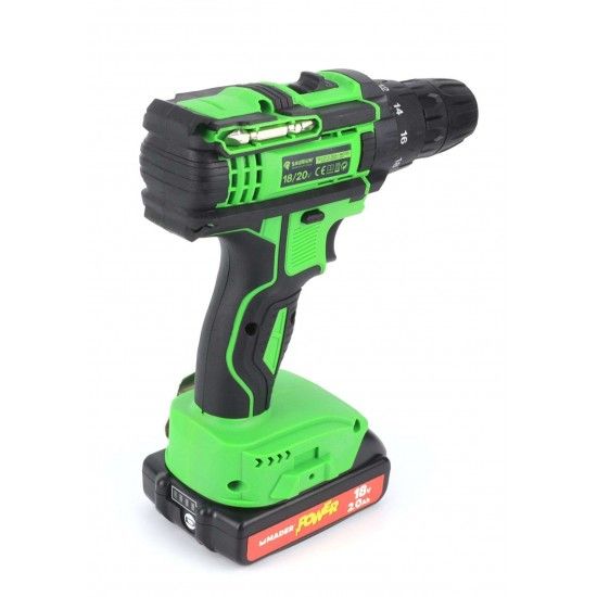 Berbequim Aparafusadora, a Bateria, 18/20V, 10mm, 29Nm  ref 48845 SAURIUM