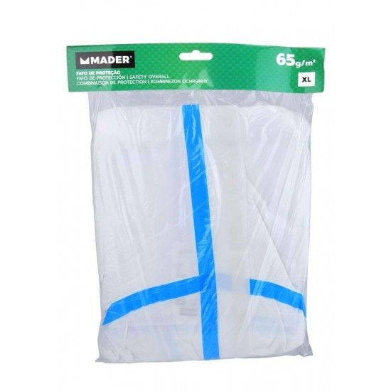 Fato de Proteção, 65g/m2, XL refª 49023 MADER Fato de Proteção, 65g/m2, XL refª 49023 MADER