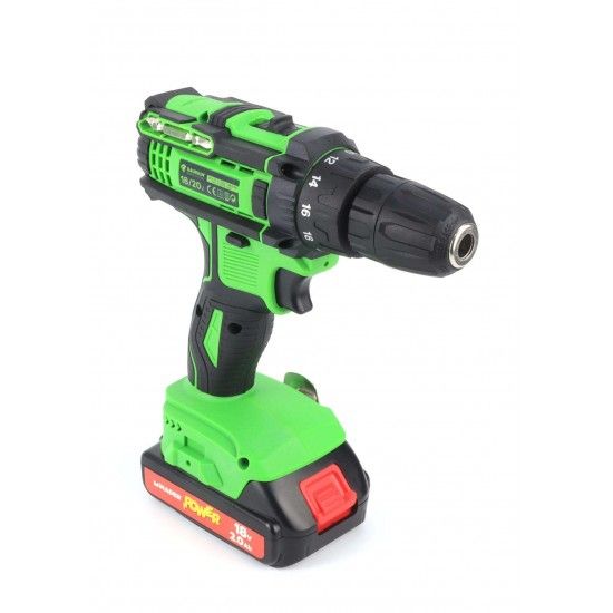 Berbequim Aparafusadora, a Bateria, 18/20V, 10mm, 29Nm  ref 48845 SAURIUM