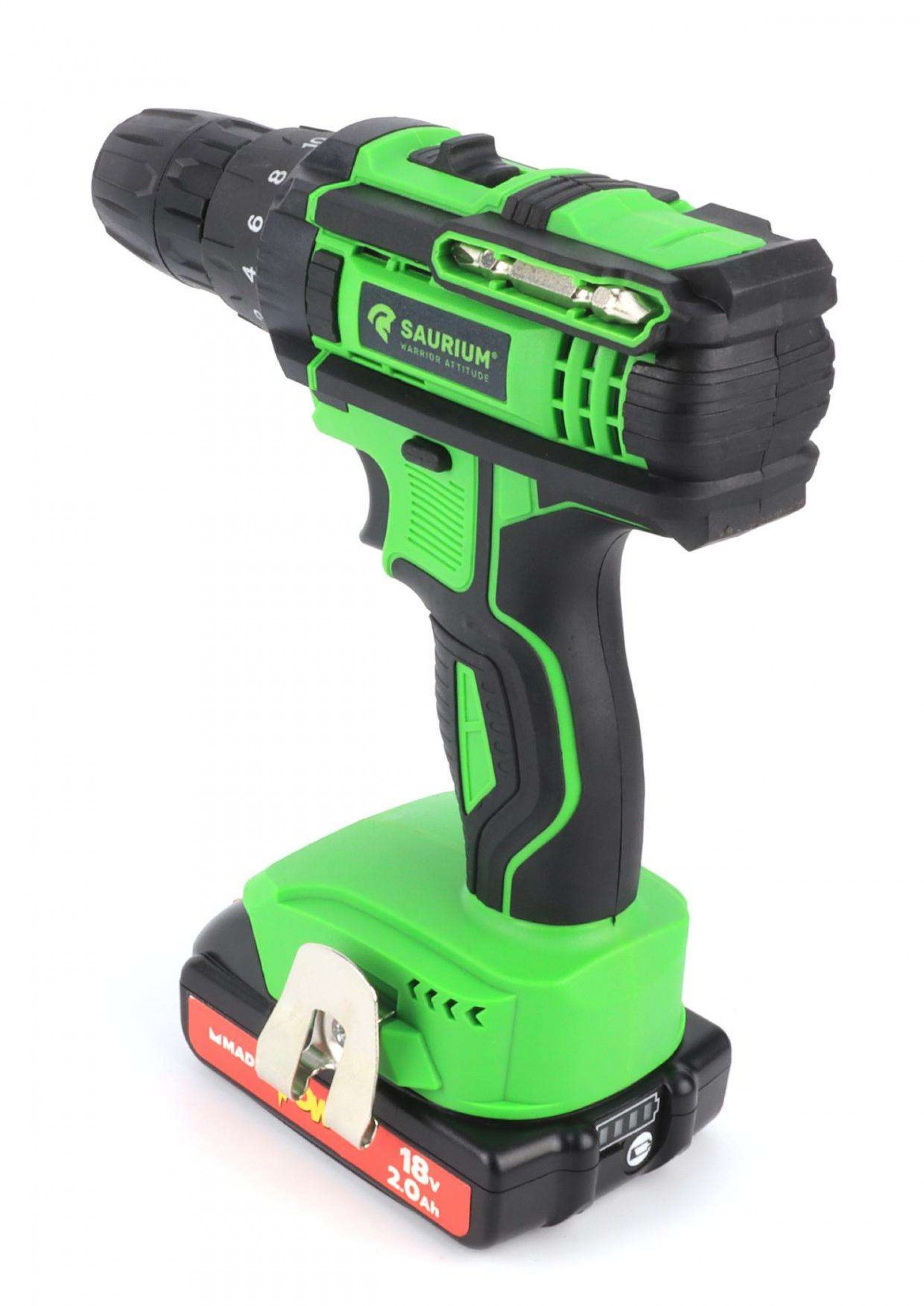 Berbequim Aparafusadora, a Bateria, 18/20V, 10mm, 29Nm refª 48845 SAURIUM