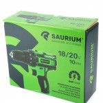 Berbequim Aparafusadora, a Bateria, 18/20V, 10mm, 29Nm refª 48845 SAURIUM Berbequim Aparafusadora, a Bateria, 18/20V, 10mm, 29Nm refª 48845 SAURIUM