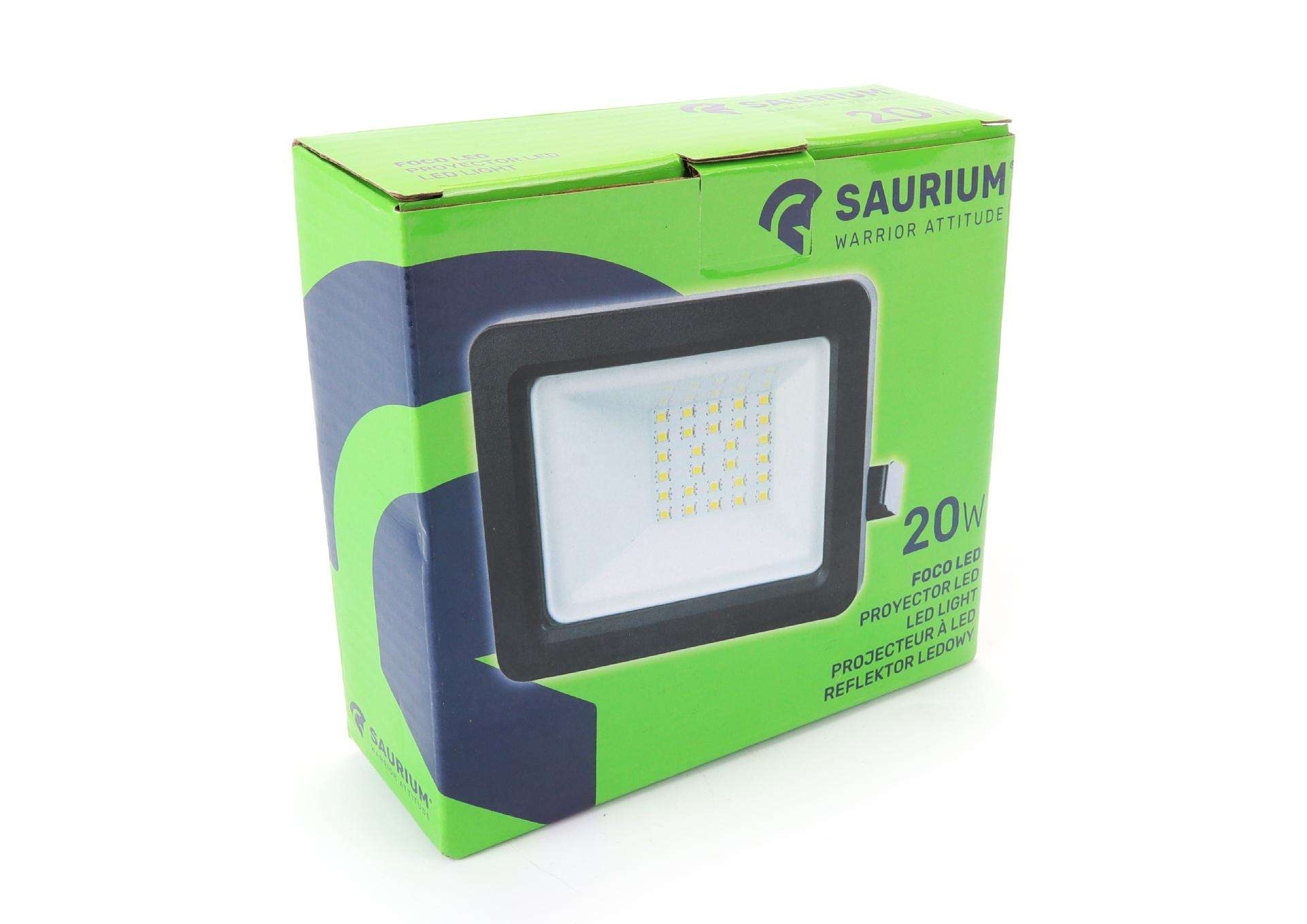 Foco LED, 20W, 1500LM refª 48796 SAURIUM