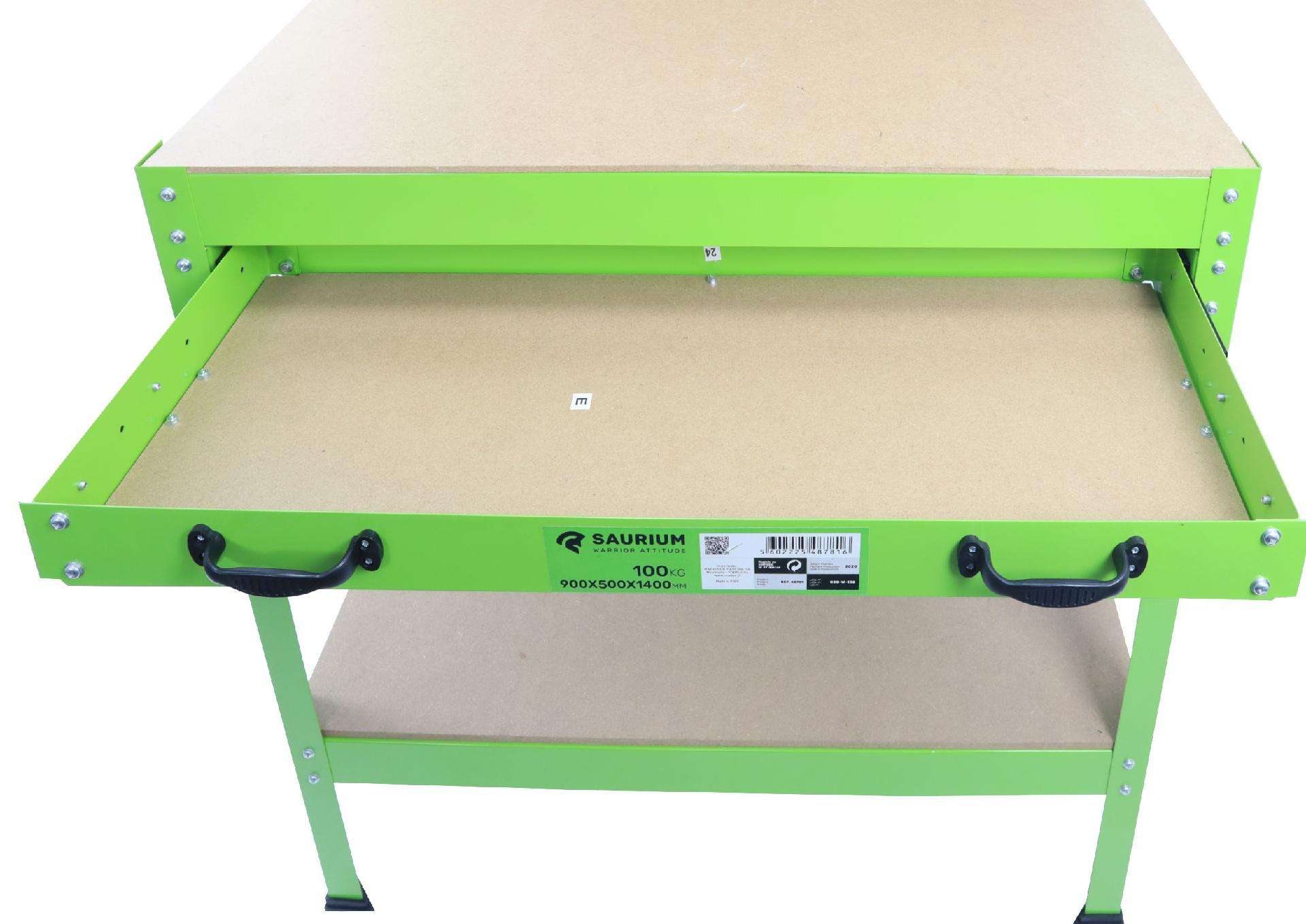 Banca de Trabalho, 1 Gaveta, 100Kg refª 48781 SAURIUM