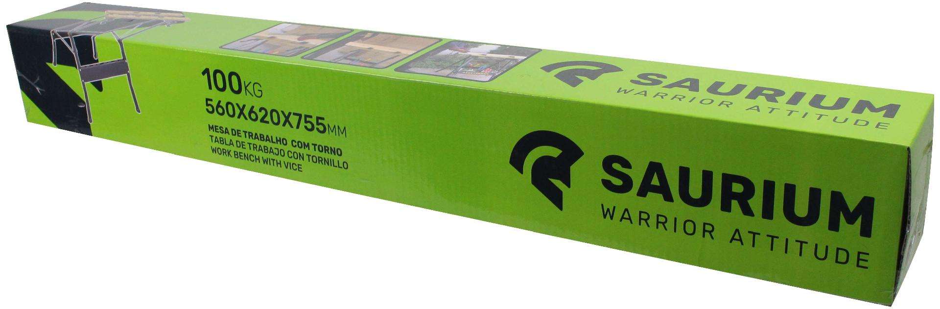 Mesa de Trabalho com Torno, 100Kg refª 48780 SAURIUM