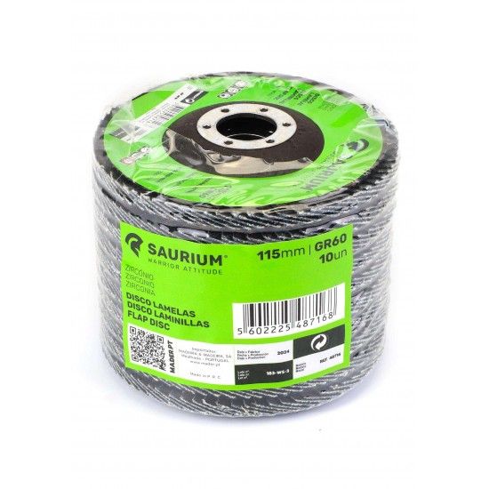Disco Lamelas, Zircnio, 115mm, GR60  ref 48716 SAURIUM