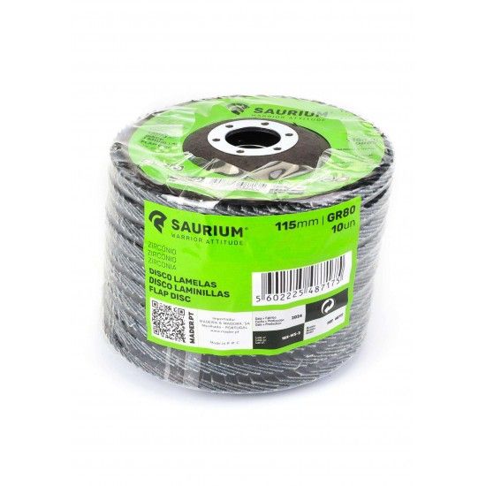 Disco Lamelas, Zircnio, 115mm, GR80  ref 48717 SAURIUM