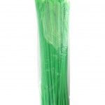 Abraadeira Verde Plstica, 9x500mm, 100Un  ref 48690 SAURIUM