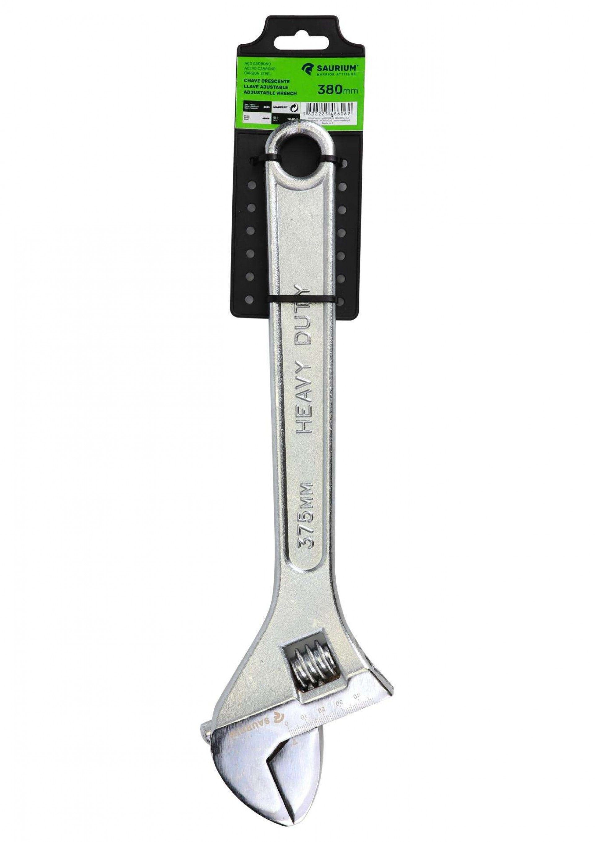 Chave Crescente, 375mm, Aço Carbono refª 48606 SAURIUM