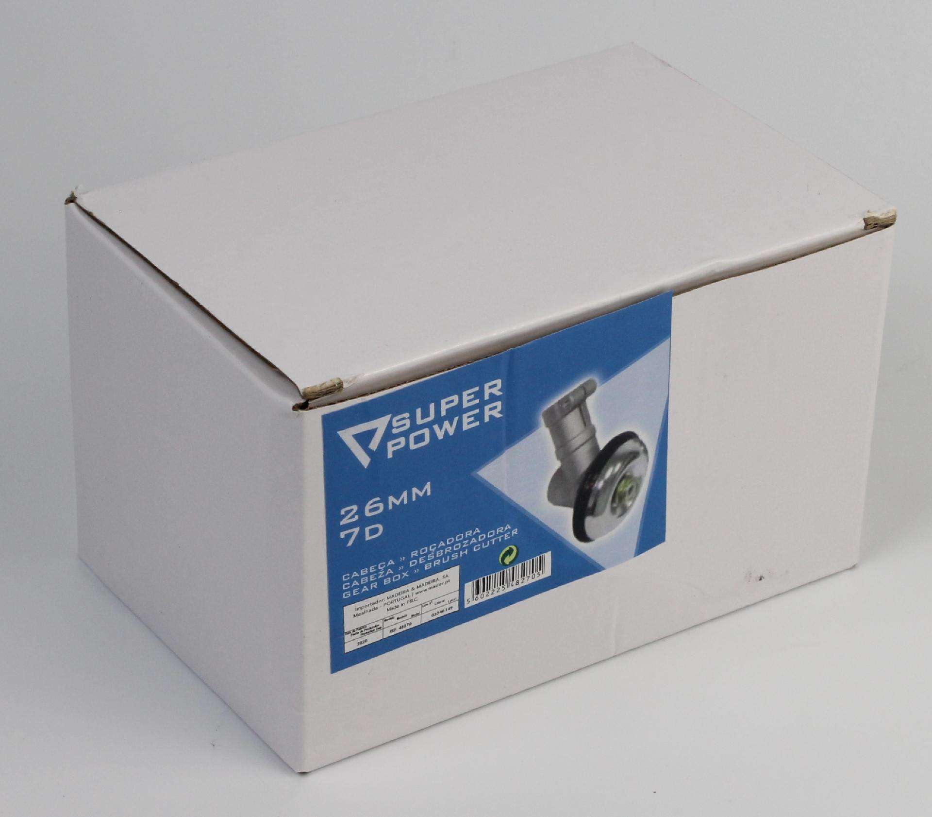 Cabeça para Roçadora, 26mm, 7D refª 48270 SUPER POWER
