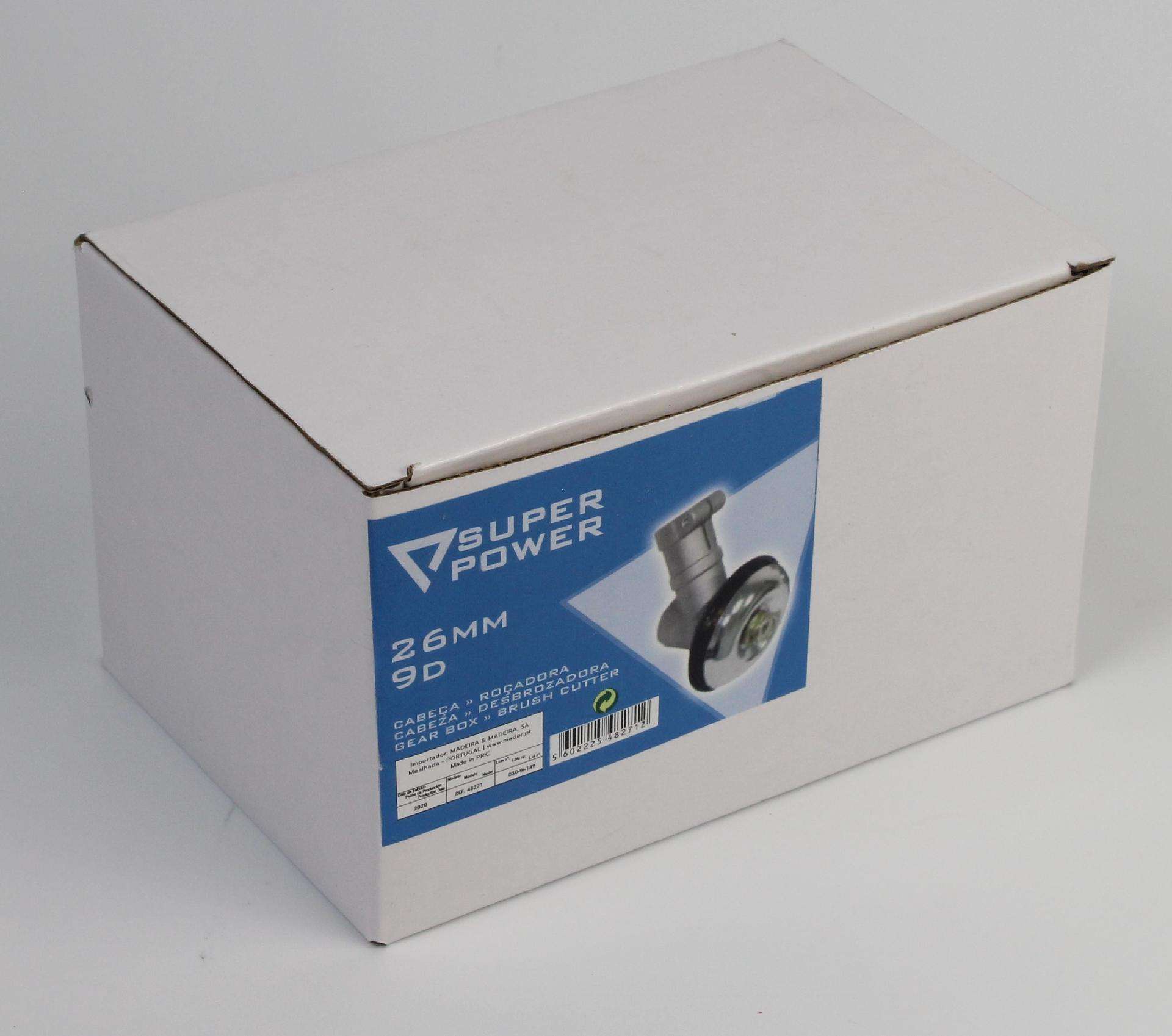 Cabeça para Roçadora, 26mm, 9D refª 48271 SUPER POWER