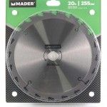 Disco para Roçadora, 25.4x255mm, 20D refª 48054 MADER Disco para Roçadora, 25.4x255mm, 20D refª 48054 MADER