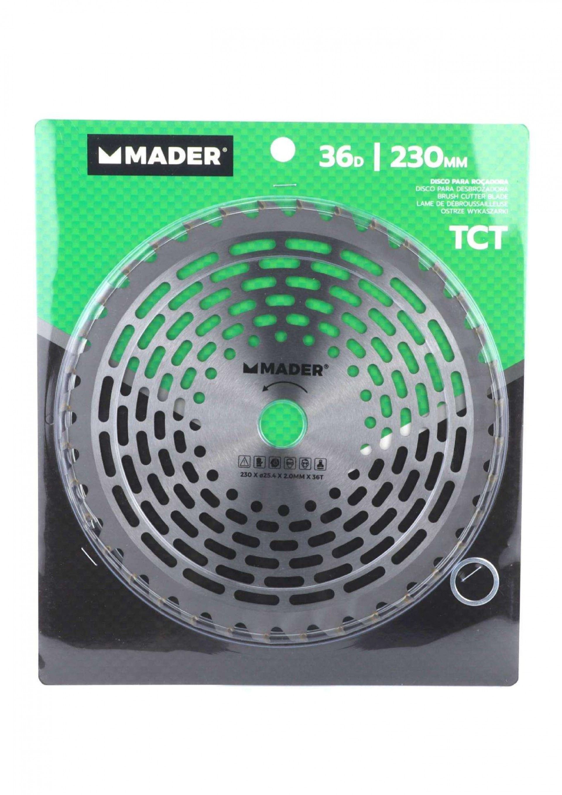 Disco TCT, para Roçadora, 36D, 230mm refª 48042 MADER
