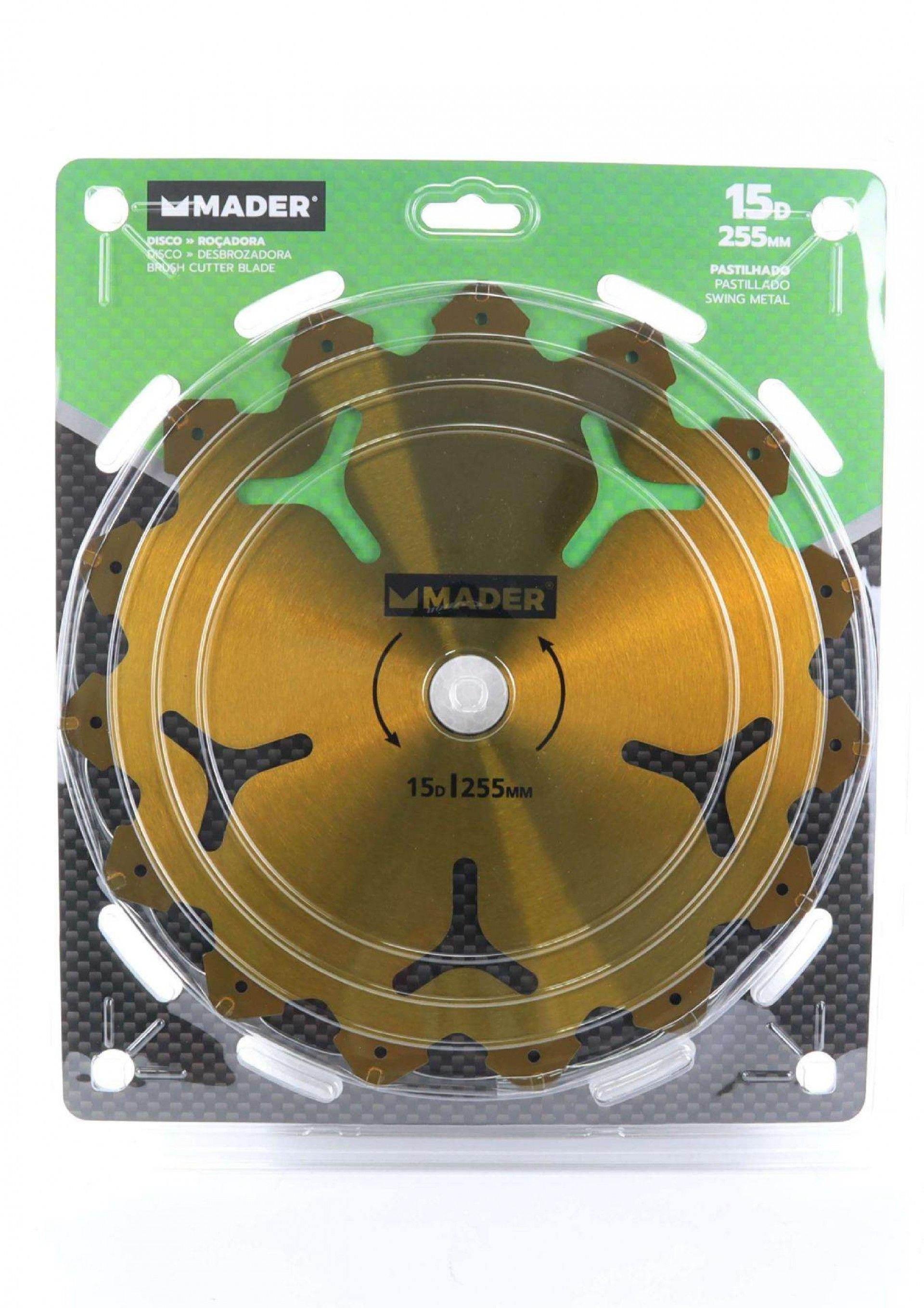 Disco para Roçadora, 15D, 255mm refª 48051 MADER