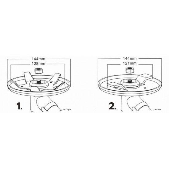 Disco para Roadora, com Proteo de Ramos, 2un ref 48015 MADER