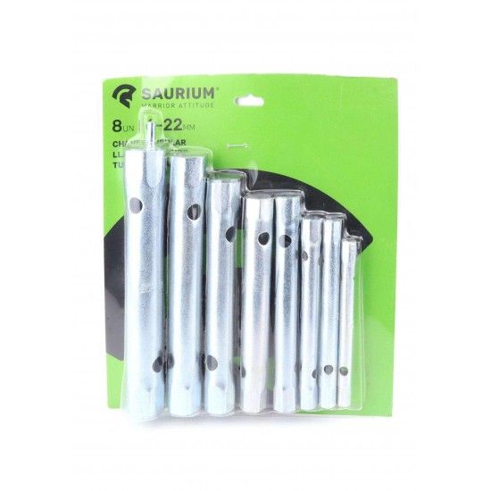 Chave Tubular, 8Un  refª 47274 SAURIUM Chave Tubular, 8Un  refª 47274 SAURIUM