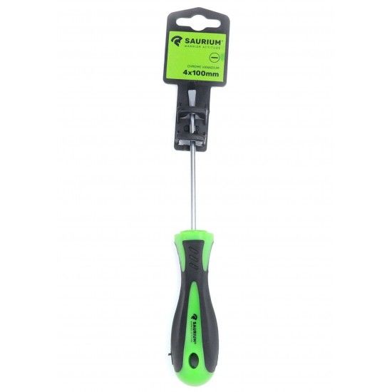 Chave de Fendas, 4x100mm, Ponta Magntica, Chrome Vanadium  ref 47612 SAURIUM