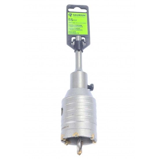 Broca Craneana com Guia, Diamante, 55mm  ref 46604 SAURIUM