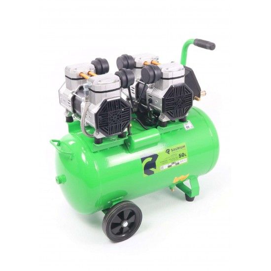 Compressor de Ar, Silencioso, 50L, 4HP, 4 Cabeas, 2 Motores, LCD  ref 37193 SAURIUM