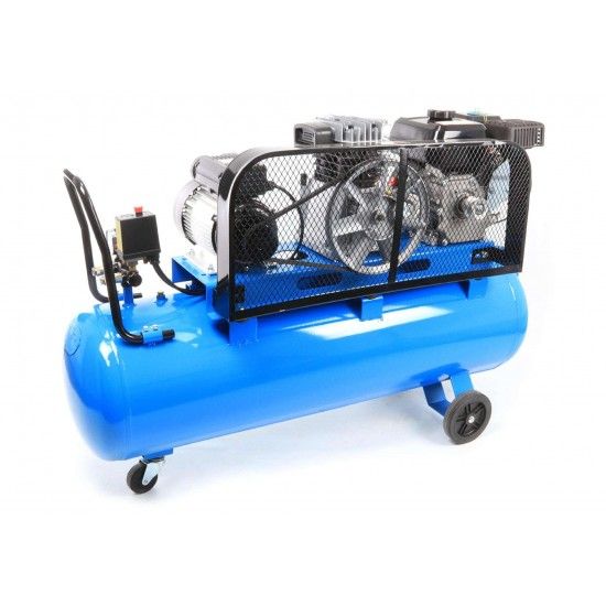 Compressor de Ar, Gasolina + Eltrico, 150L, 5.5HP  ref 37154 SAURIUM