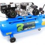 Compressor de Ar, Gasolina + Eltrico, 200L, 5.5HP  ref 37151 SAURIUM