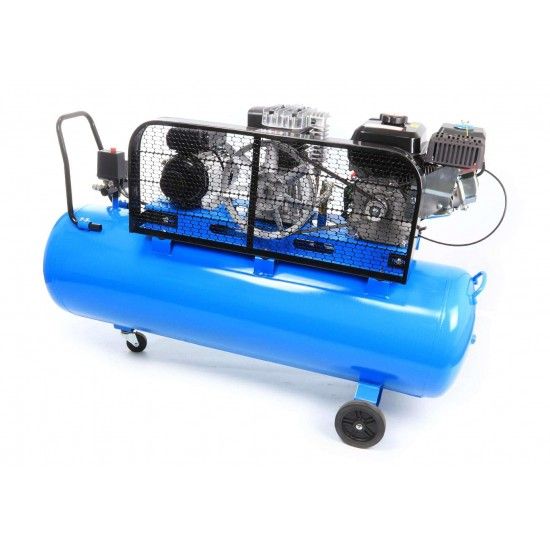 Compressor de Ar, Gasolina + Elétrico, 200L, 5.5HP  refª 37151 SAURIUM Compressor de Ar, Gasolina + Elétrico, 200L, 5.5HP  refª 37151 SAURIUM