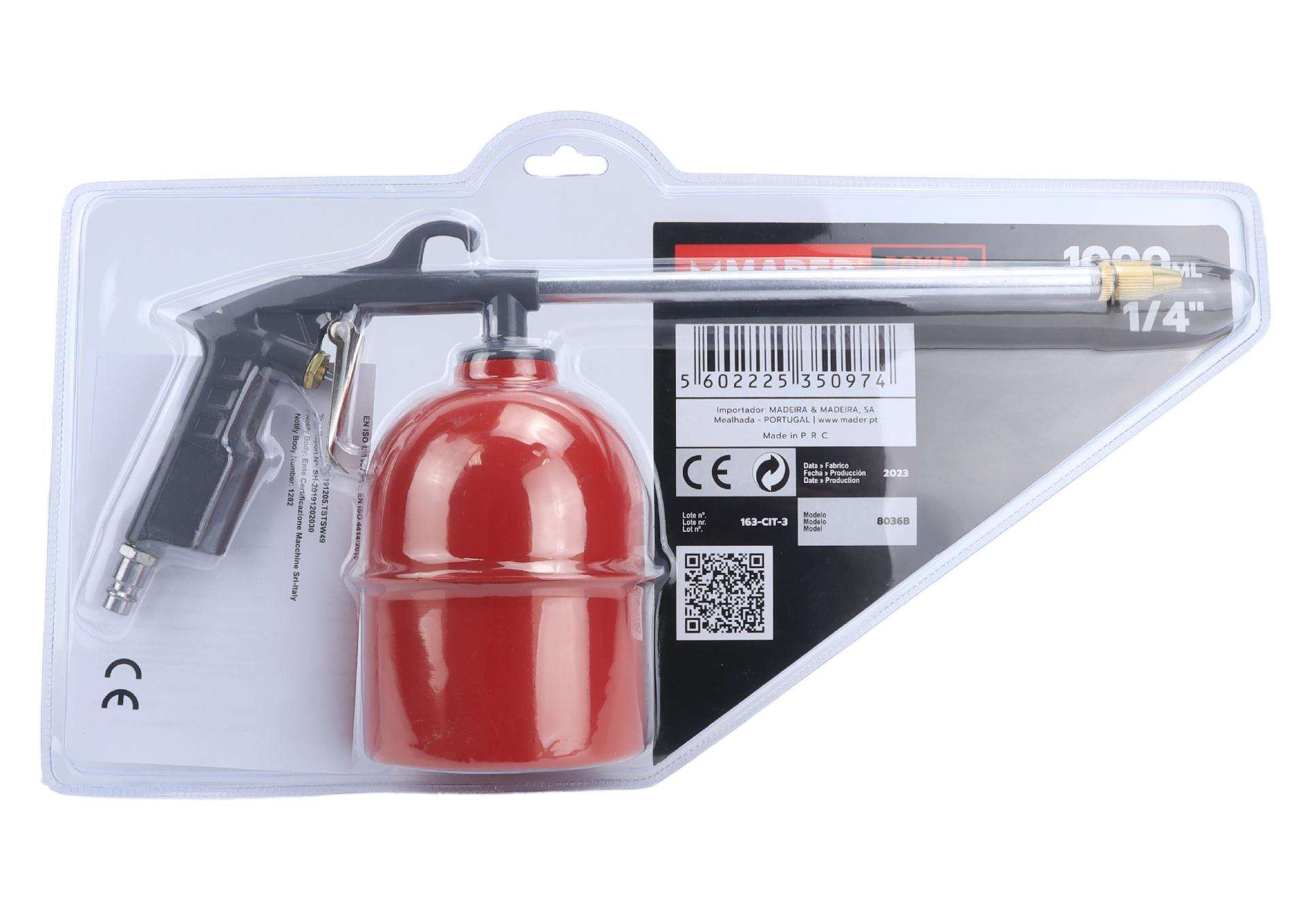 Pistola de Lavar, 1/4", 1000ml refª 35097 MADER