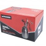 Pistola Pintar, Copo Inferior em Alumnio, 1000ml, 1.8mm ref 35062 MADER