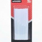 Recarga de Cola Termofusível, 7x100mm, 12Un refª 34029 MADER Recarga de Cola Termofusível, 7x100mm, 12Un refª 34029 MADER