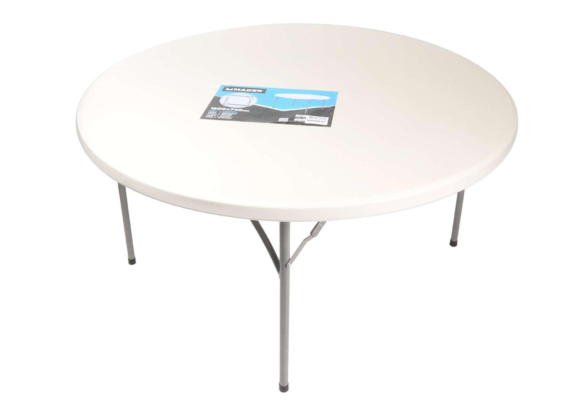 Mesa Desdobrável, Redonda, 150cm refª 31316 MADER