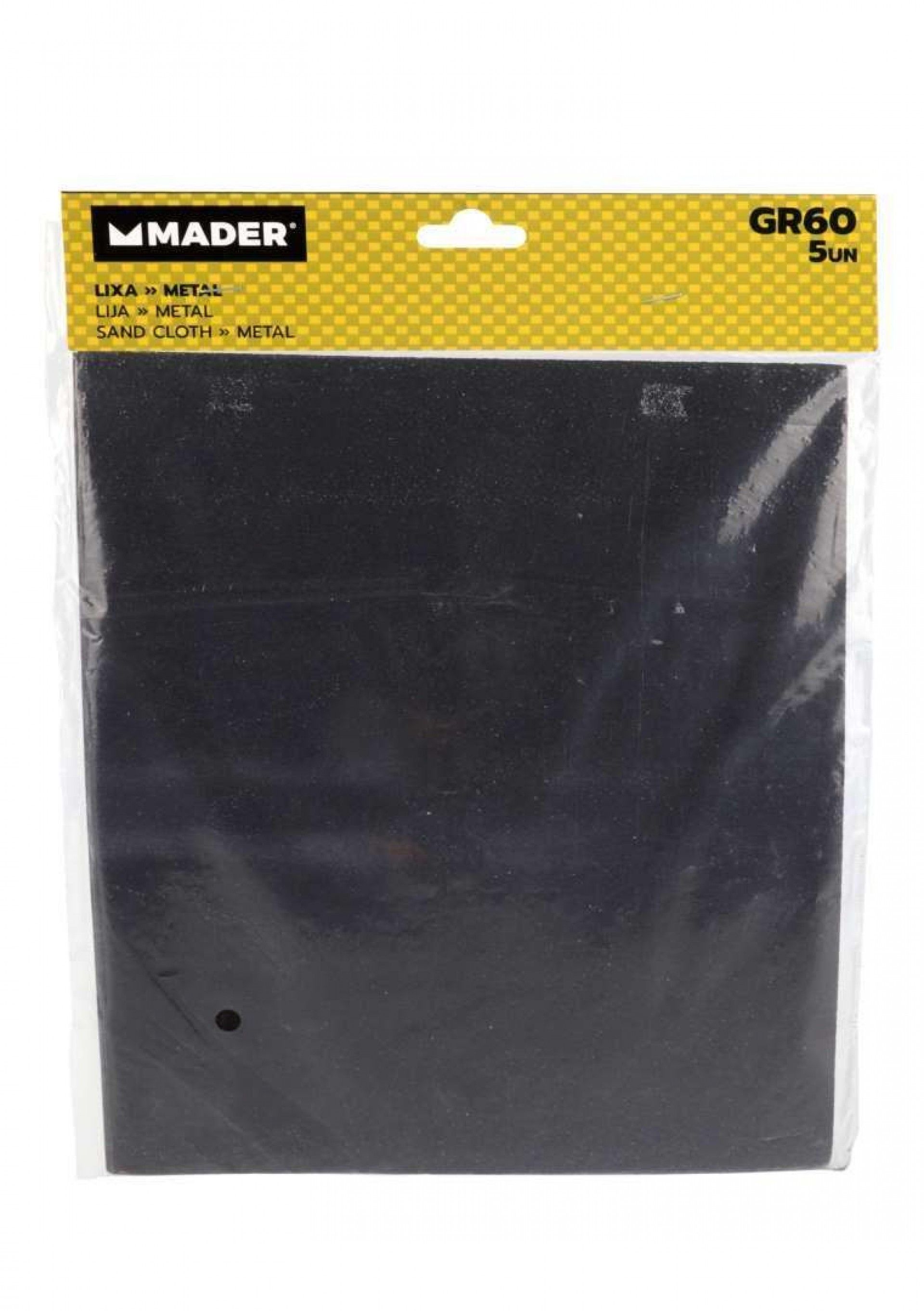 Lixa Metal, Gr60, 5Un, 230x280 refª 31251 MADER
