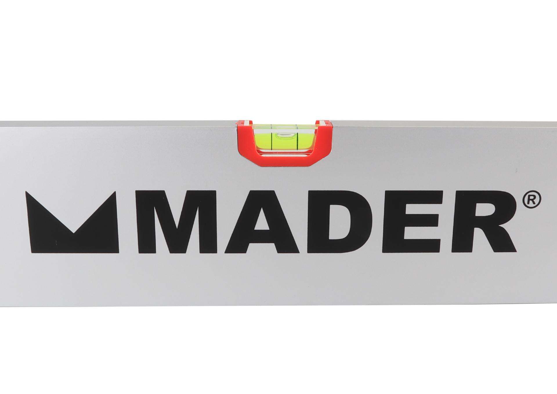 Nível de Alumínio, 2 Bolhas, 200cm, Pladur ref. 30538 MADER