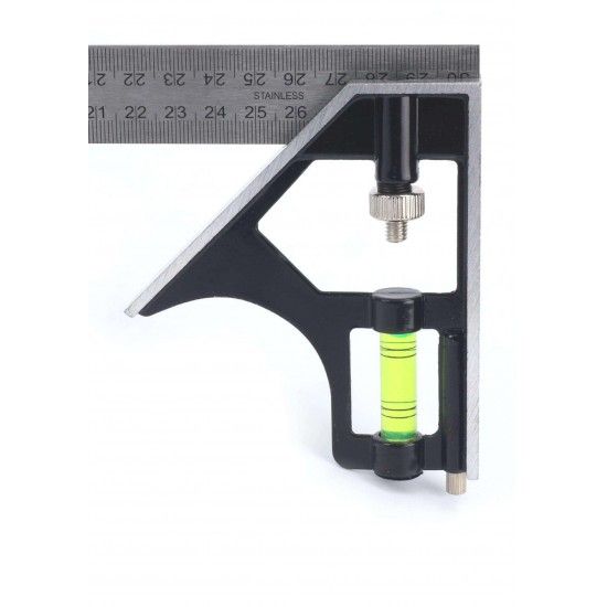 Esquadro Combinado, Nível, Graduado, 300mm refª 30514 MADER Esquadro Combinado, Nível, Graduado, 300mm refª 30514 MADER