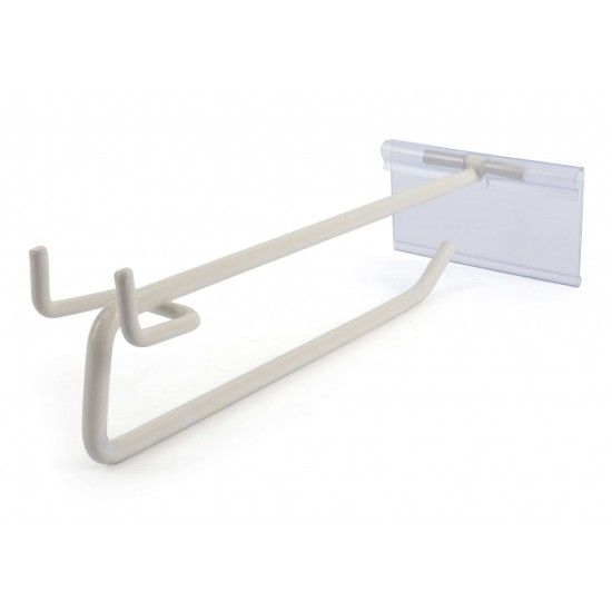 Picot Duplo com Porta Preços, 200mm refª 28877 MADER Picot Duplo com Porta Preços, 200mm refª 28877 MADER