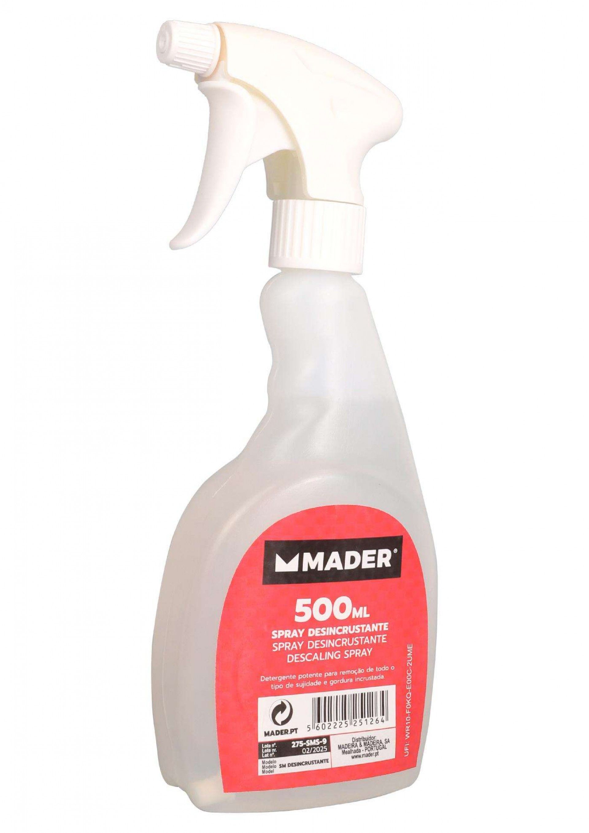 Spray Desincrustante, 500ml refª 25126 MADER