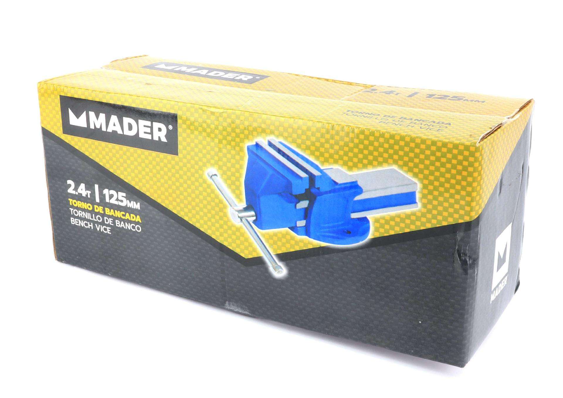 Torno Bancada, 125mm, 2.4T refª 23157 MADER