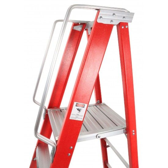 Escadote Eletricista, 6D, Fibra Vidro ref 10402 MADER