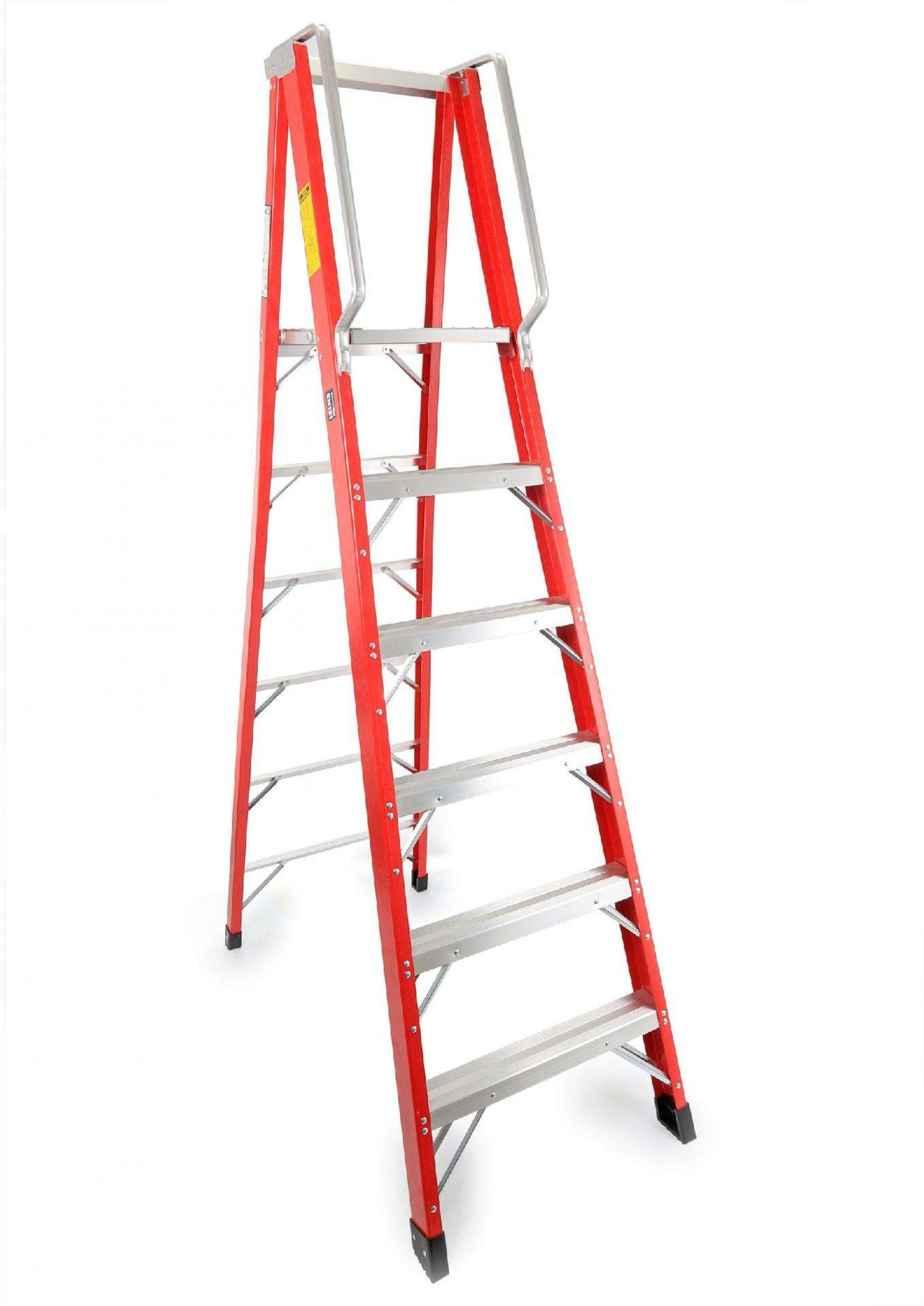 Escadote Eletricista, 6D, Fibra Vidro refª 10402 MADER