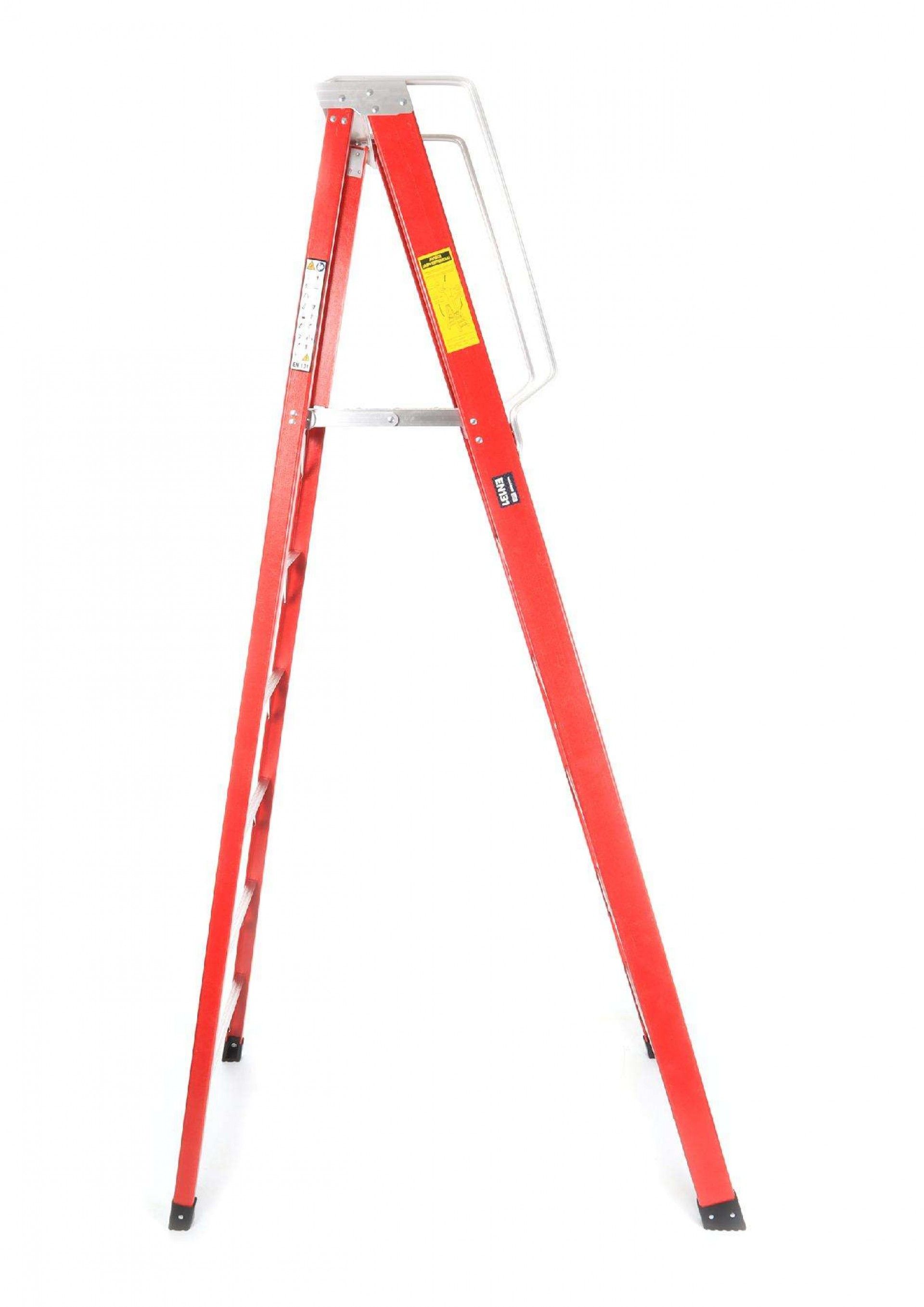 Escadote Eletricista, 6D, Fibra Vidro refª 10402 MADER