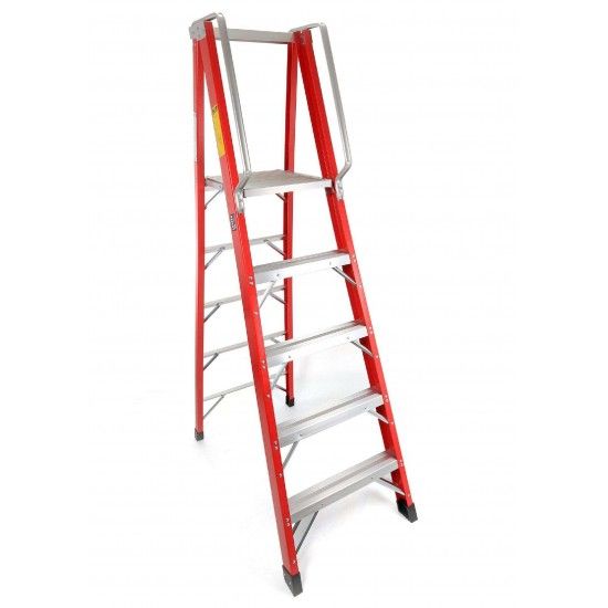 Escadote Eletricista, 5D, Fibra Vidro refª 10401 MADER Escadote Eletricista, 5D, Fibra Vidro refª 10401 MADER