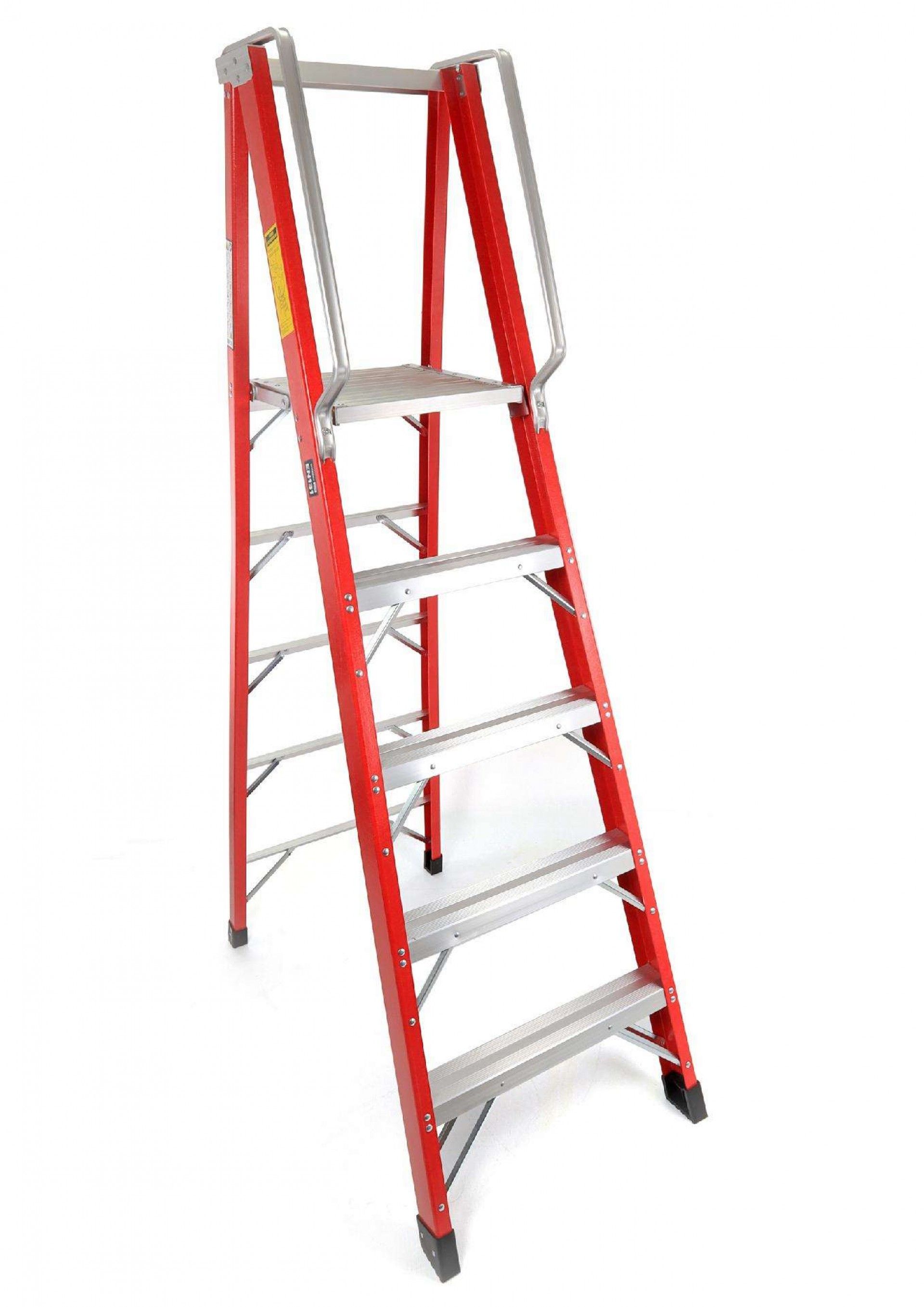 Escadote Eletricista, 5D, Fibra Vidro refª 10401 MADER