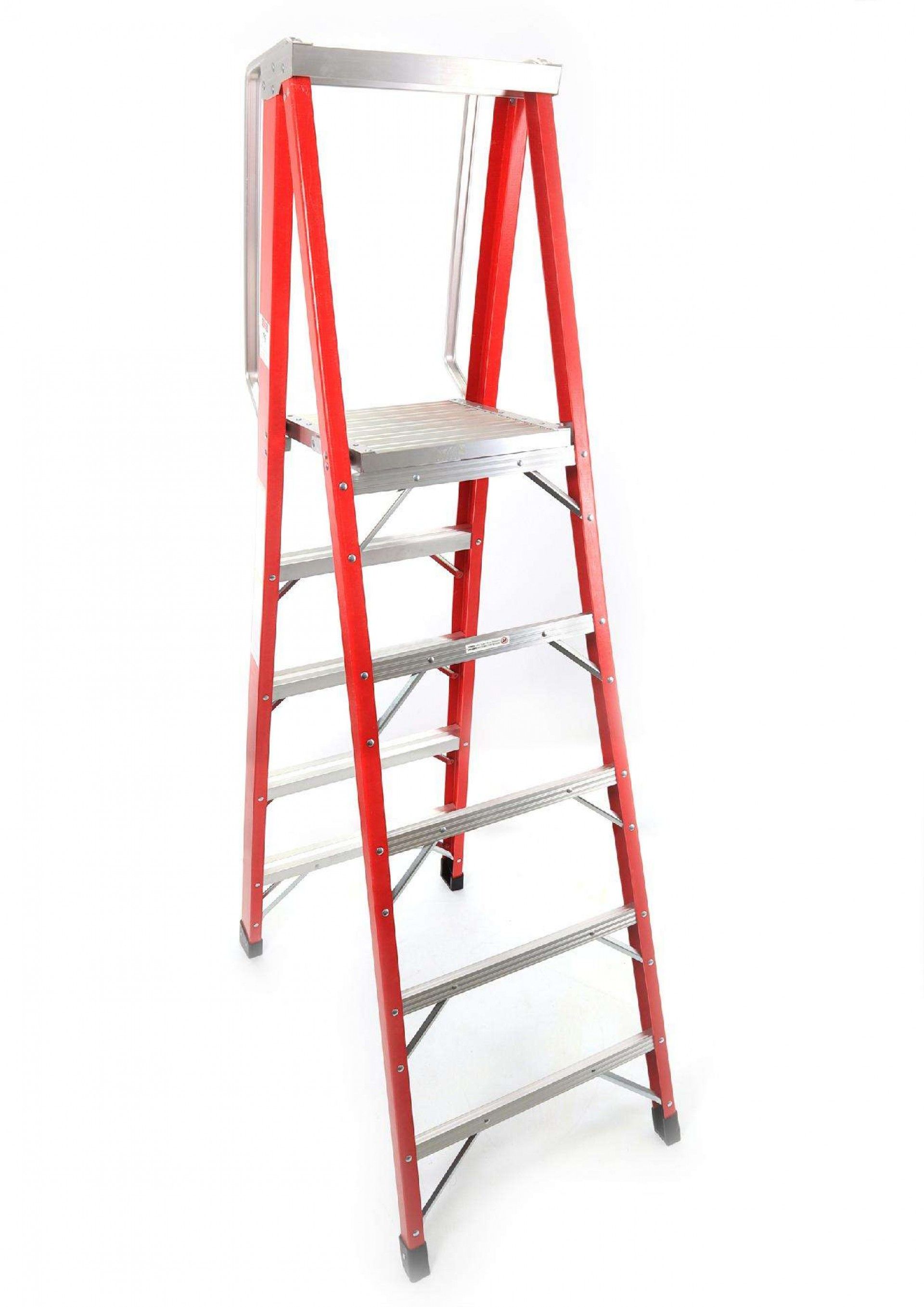 Escadote Eletricista, 5D, Fibra Vidro refª 10401 MADER